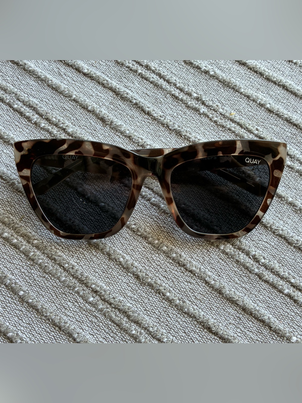 Quay For Keeps Tortoise shell Cat-Eye Sunglasses